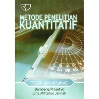 Image of Metode penelitian kuantitatif;teori dan aplikasi