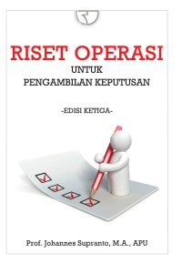 Image of Riset Operasi; untuk pengambilan keputusan - ed III