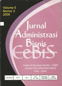 Image of Jurnal Administrasi Bisnis