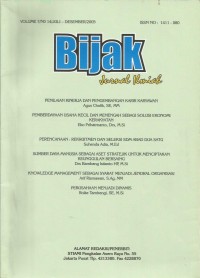 Image of Bijak : Jurnal Ilmiah
