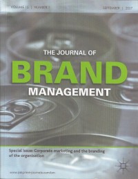 Image of The Journal of Brand Management