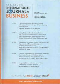 Image of Gadjah Mada : International Journal of Business