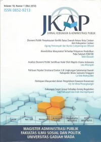 Image of JKAP : Jurnal Kebijakan dan Administrasi Publik