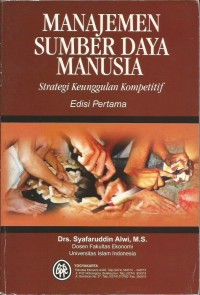 Image of Manajemen Sumber Daya Manusia : Strategi Keunggulan Kompetitif