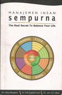 Image of Manajemen Insan Sempurna :The real secret to balance your life