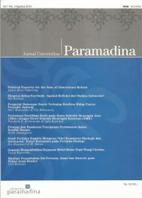 Image of Jurnal Universitas Paramadina