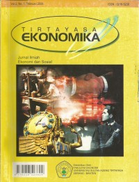 Image of Tirtayasa Ekonomi : Jurnal Ilmiah Ekonomi dan Sosial
