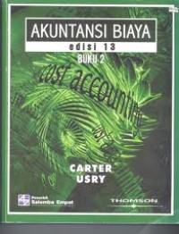 Image of Akuntansi Biaya.Cost Accounting ed.13.Buku.1