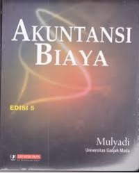 Image of Akuntansi Biaya ed.5 cet.3