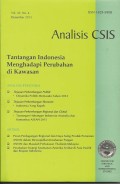 Analisis CSIS : Tantangan Indonesia Menghadapi Perubahan di Kawasan