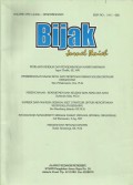 Bijak : Jurnal Ilmiah