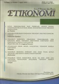 Etikonomi : Jurnal Ekonomi dan Bisnis