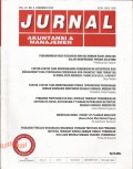 JAM : Jurnal Akuntansi dan Manajemen