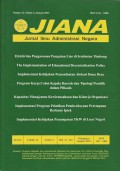 Jiana : Jurnal Ilmu Administrasi Negara