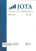 Jota : Journal of Tax Administration