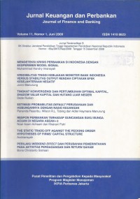 Jurnal Keuangan dan Perbankan : Journal Of Finance and Banking