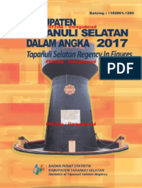 Kabupaten Tapanuli Selatan Dalam Angka 2017;Tapanuli Selatan Regency in Figures 2017