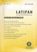 Latifah : Jurnal Ilmiah Tashawuf dan Kebudayaan Islam = Historiografi dan Epistemologi Sufi