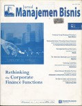 Manajemen Bisnis : Rethinking The Corporate Finance Functions