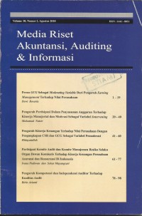 Media Riset Akutansi, Auditing, dan Informasi