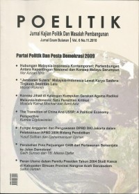 Poelitik : Jurnal Kajian Politik dan Masalah Pembangunan