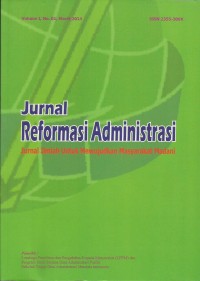 Jurnal Reformasi Administrasi : Jurnal Ilmiah Untuk Mewujudkan Masyarakat Madani