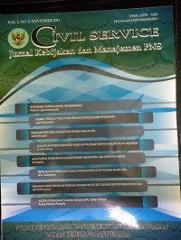 Civil Service: Jurnal Kebijakan dan Manajemen PNS