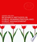 Research Methods In Public Administration And Public management : An Introduction